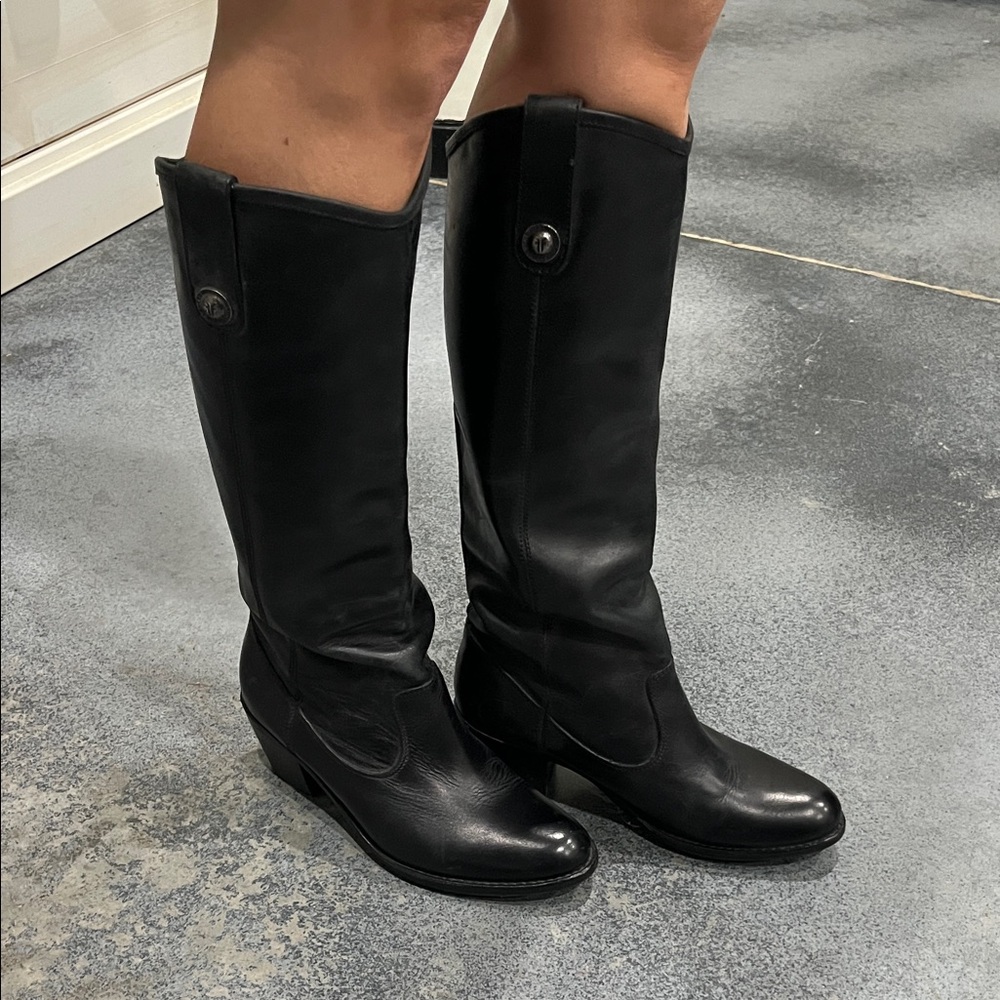 Women's Black Frye Knee-High Boots